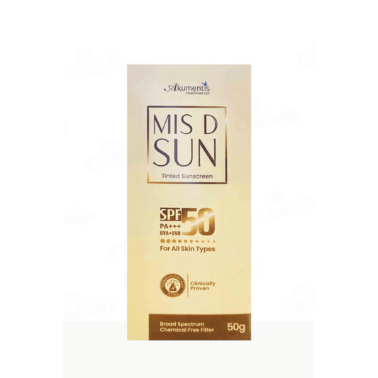 Mis D Sun Tinted Sunscreen SPF 50 | 50GM
