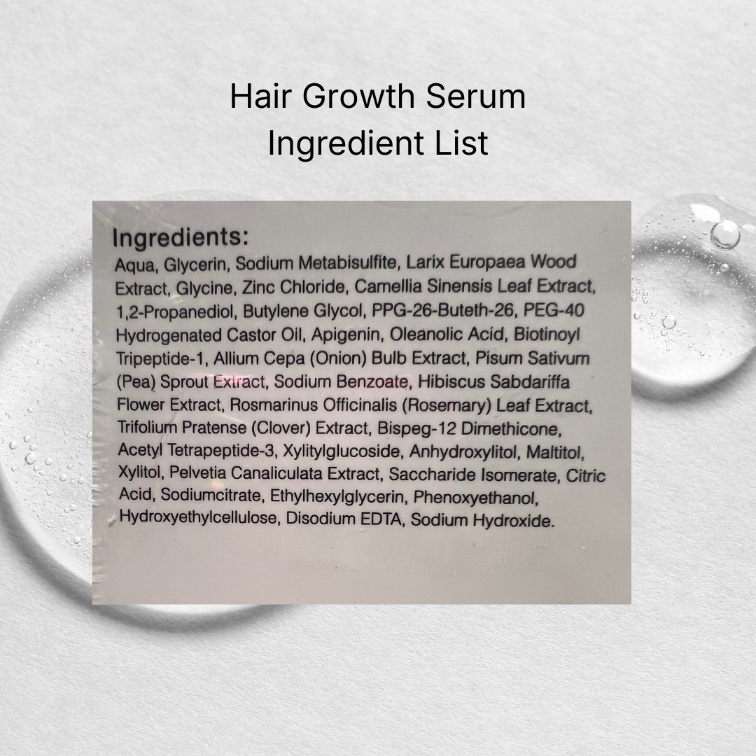 Hair Growth Serum with 3% Redensyl, 1% Procapil & 1% Anagain | 50ml
