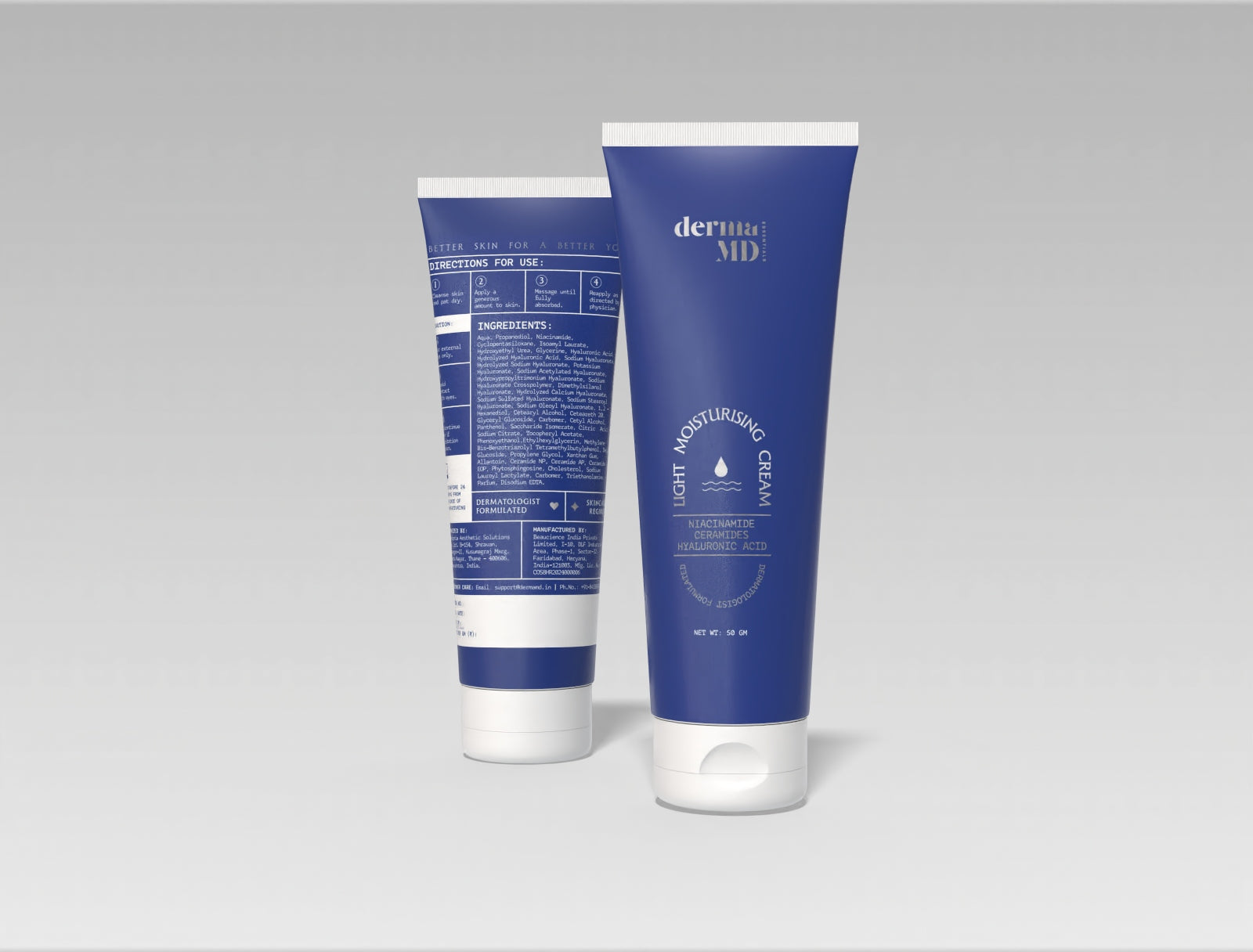 Light Moisturising Cream Barrier Repair with Ceramides & Niacinamide | 50gm