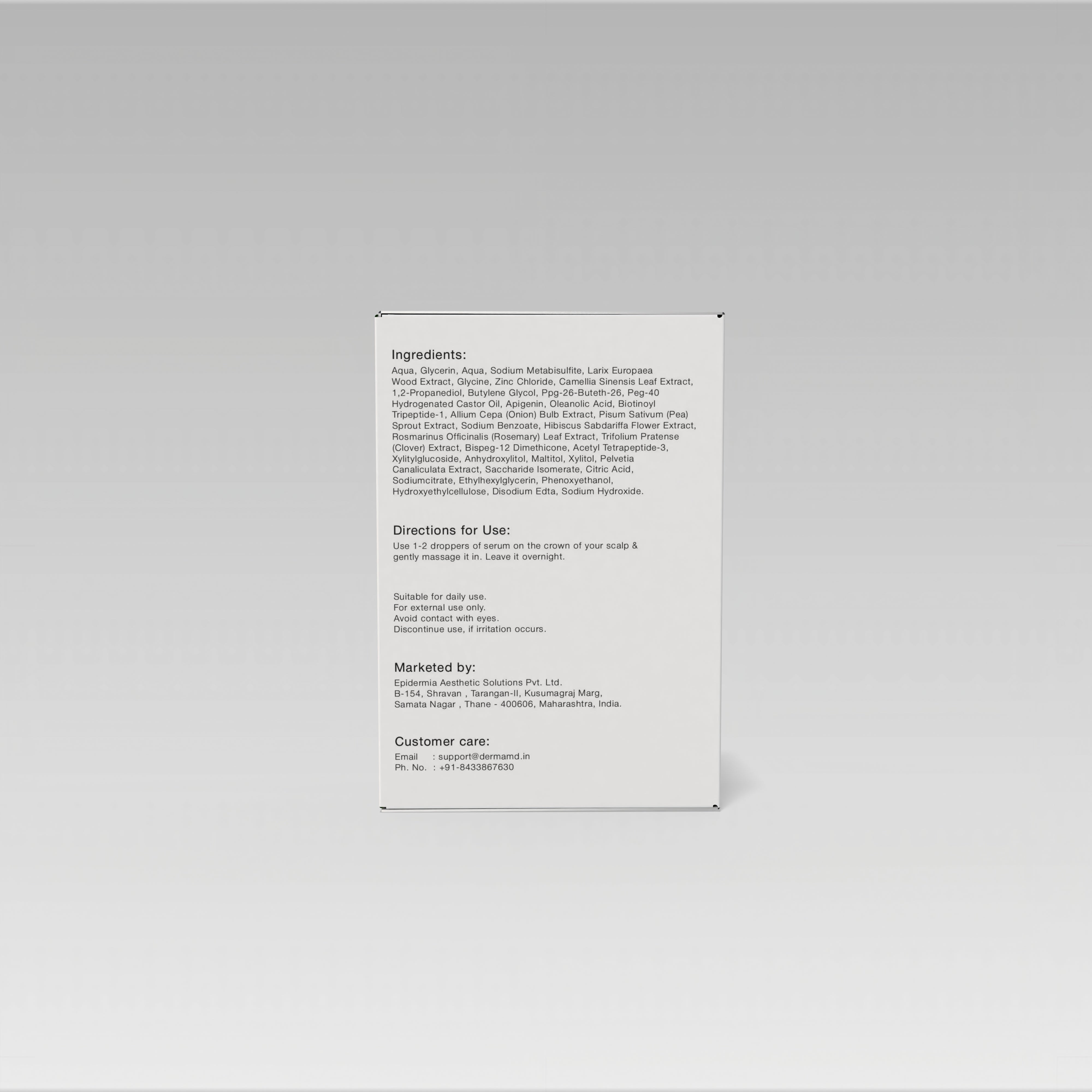 Hair Growth Serum with 3% Redensyl, 1% Procapil & 1% Anagain | 50ml