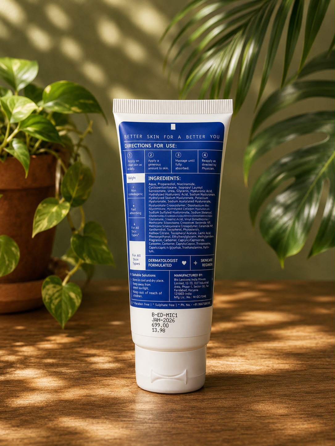 Light Moisturising Cream Barrier Repair with Ceramides & Niacinamide | 50gm