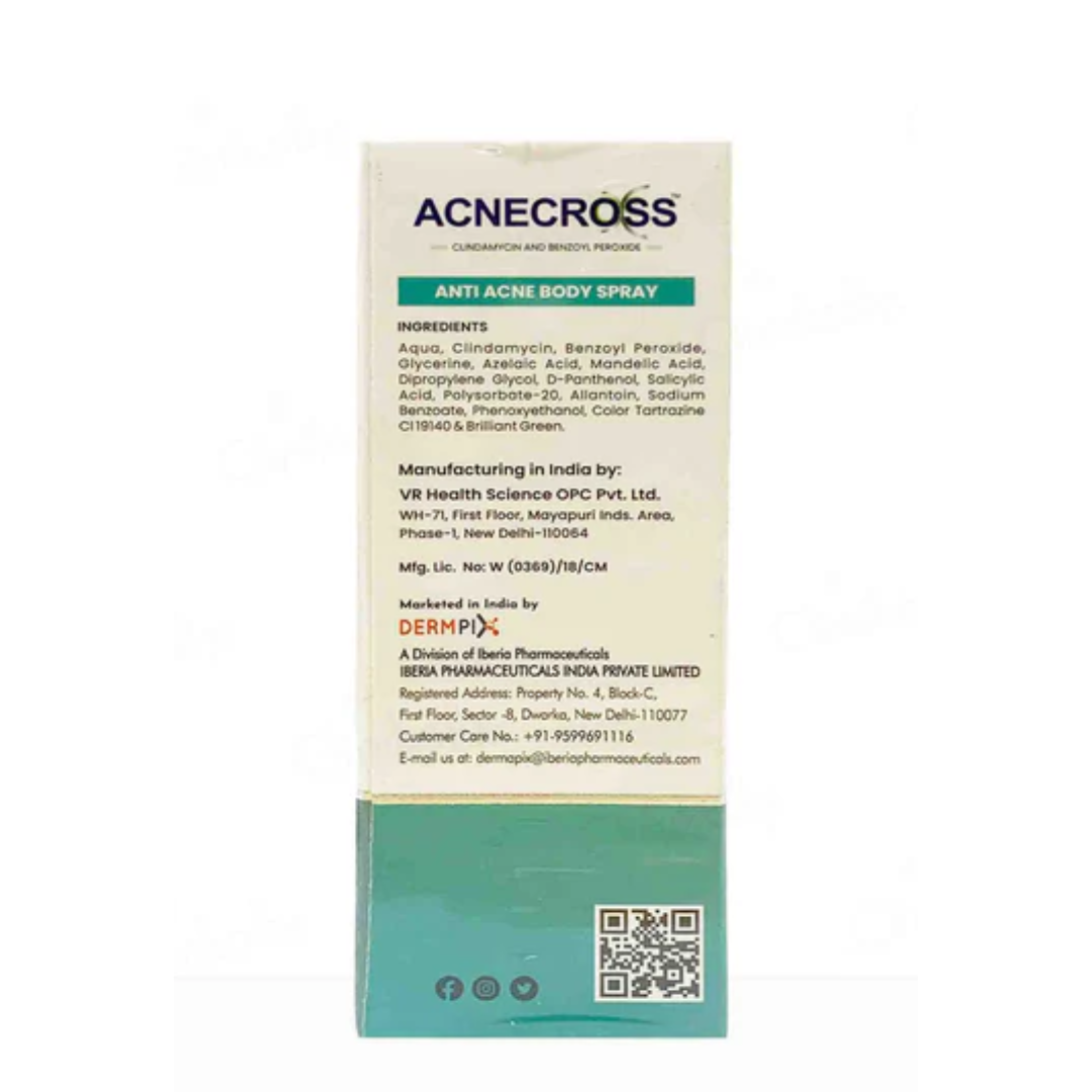Acnecross Anti Acne Body Spray | 50ML