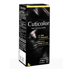 Cuticolor Hair Coloring Cream Black | 60GM