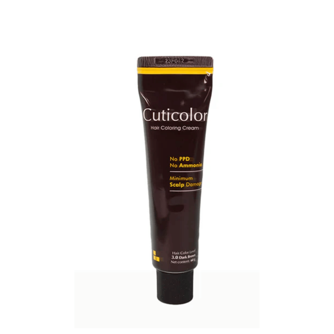 Cuticolor Hair Coloring Cream Dark Brown | 60GM