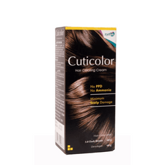 Cuticolor Hair Coloring Cream Dark Brown | 60GM