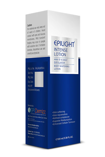 Epilight Intense Lotion – Exfoliating & Brightening Body Lotion (100ml)