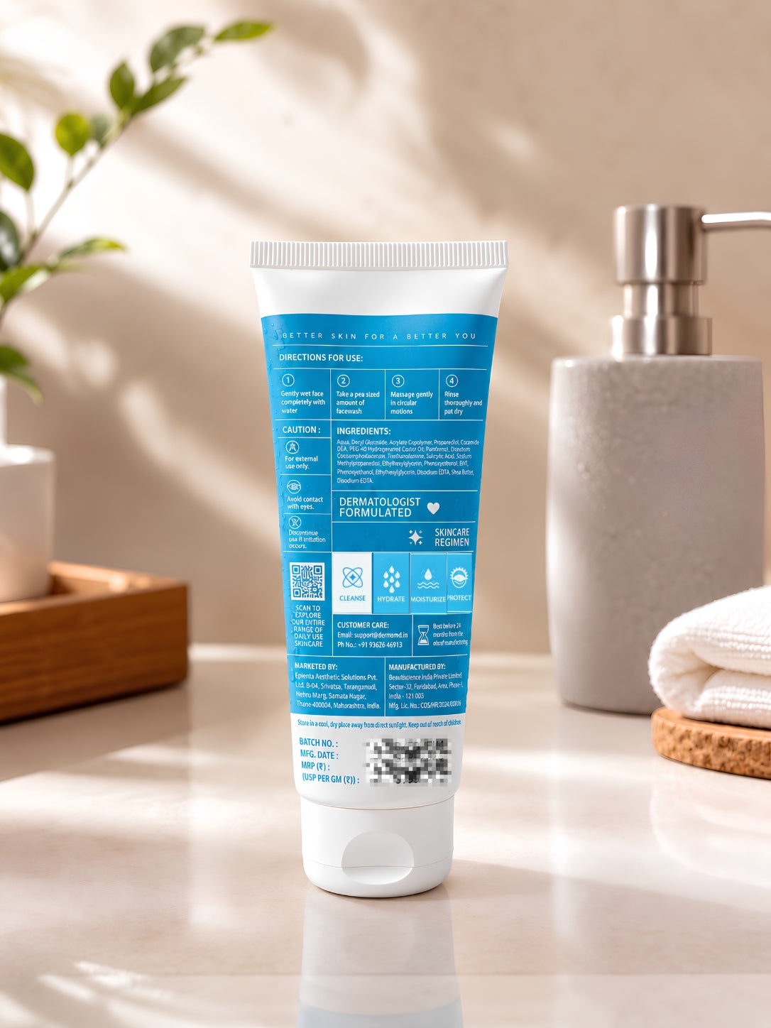 Gel Face Wash 1% Salicylic Acid & Niacinamide for Oily/Combo Skin | 100gm