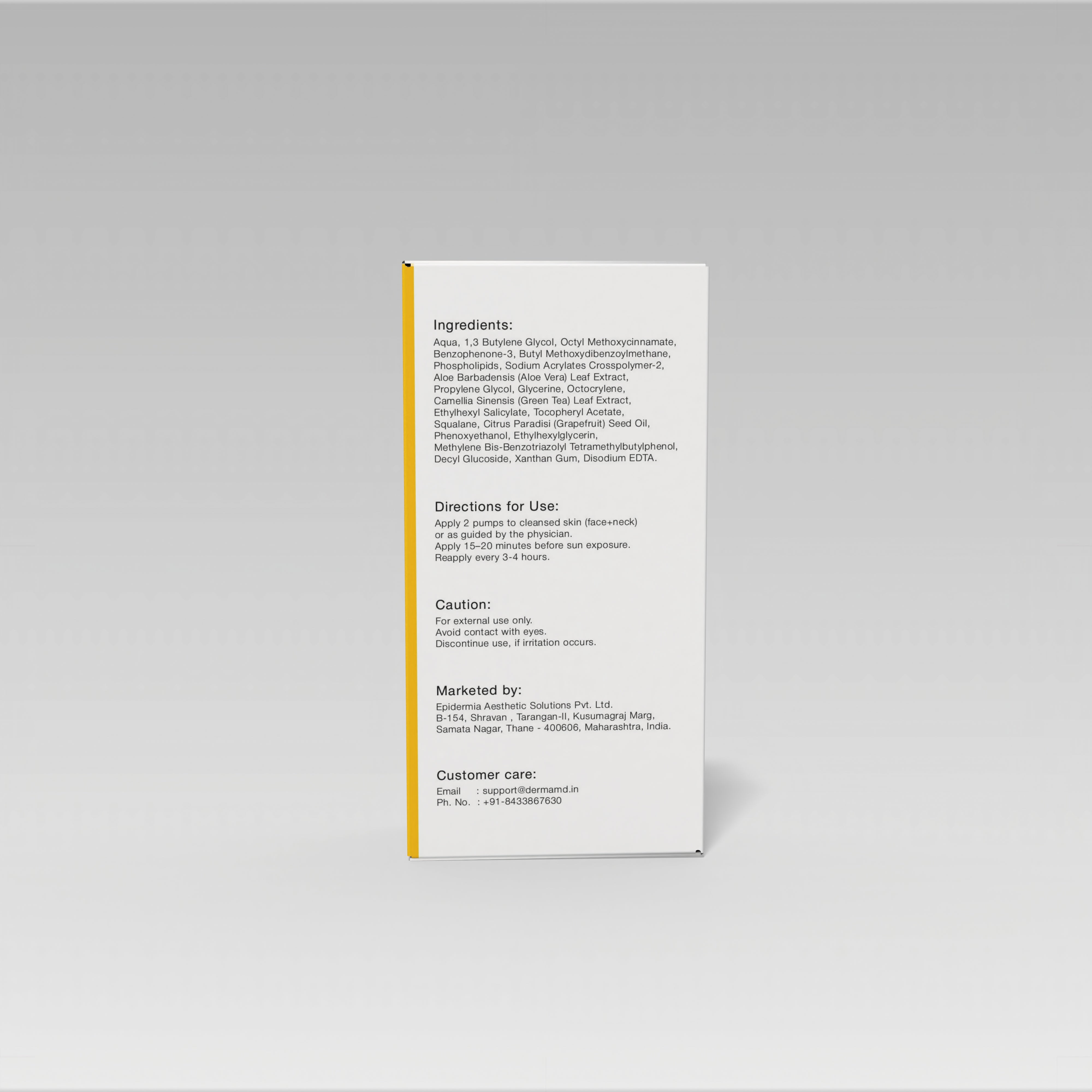 Mattifying Sunscreen SPF 50 PA++++ Ultra-Light, Non-Greasy Protection |50gm